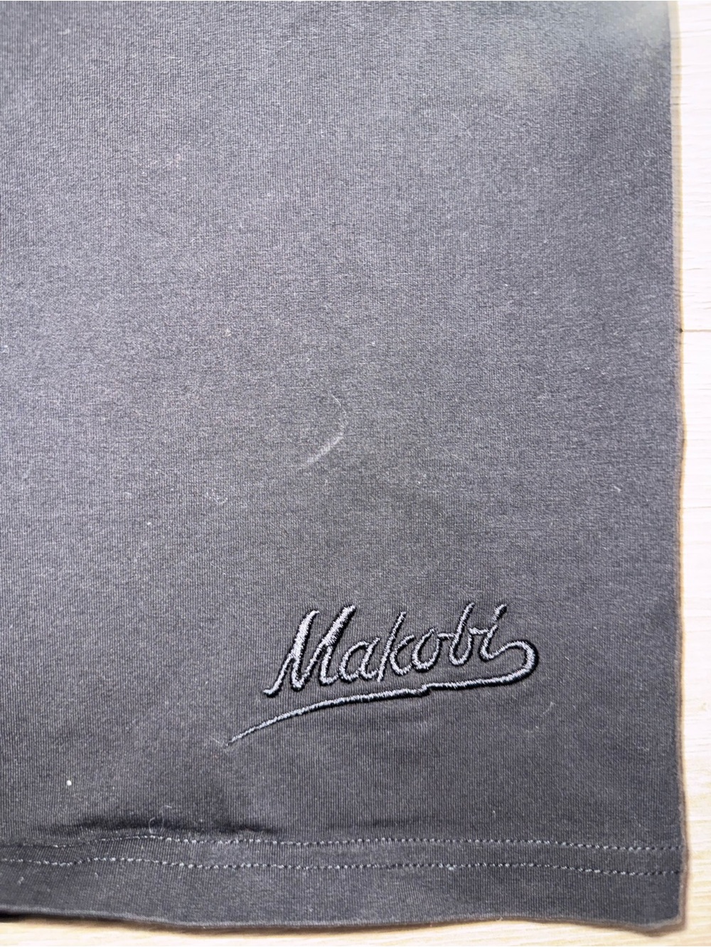 Makobi Jeans Black & Yellow Two-Tone "Go Harder" Tom and Jerry Embroidered Tee - Picture 4 of 7